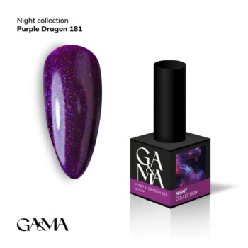Гел лак Night collection 181 Purple dragon 10 ml