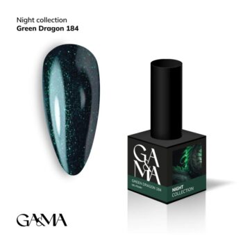 Гел лак Night collection 184 Green Dragon dragon 10 ml